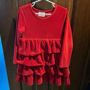 Hannah Anderson velvet red dress